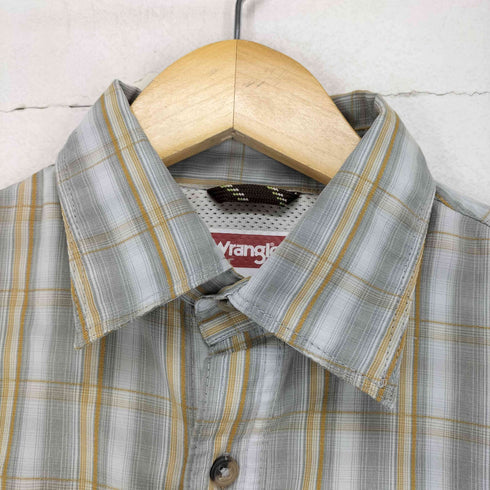 ラングラー Wrangler タータンチェック半袖シャツ メンズ JPN:S