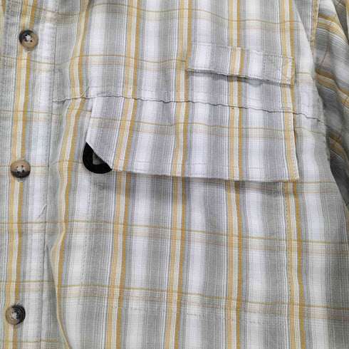 ラングラー Wrangler タータンチェック半袖シャツ メンズ JPN:S