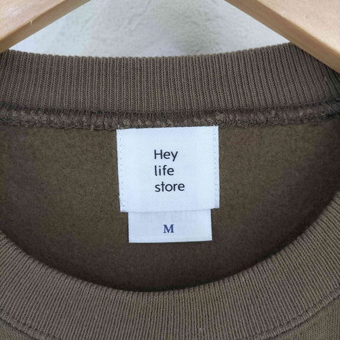 ヘイライフストア Hey life store crew neck sweat レディース JPN:M