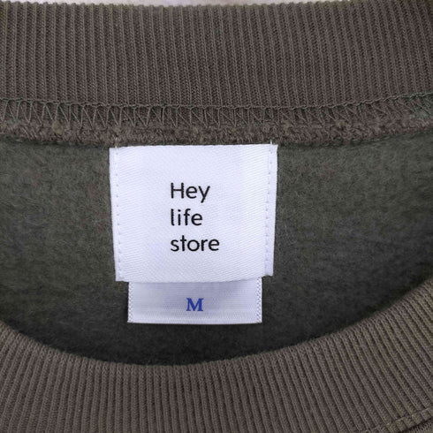 ヘイライフストア Hey life store crew neck sweat レディース JPN:M