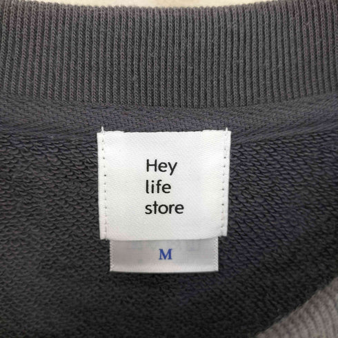ヘイライフストア Hey life store crew neck sweat レディース JPN:M