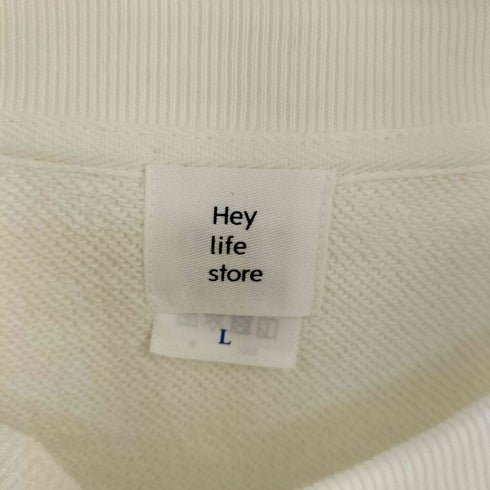 ヘイライフストア Hey life store crew neck sweat レディース JPN:L