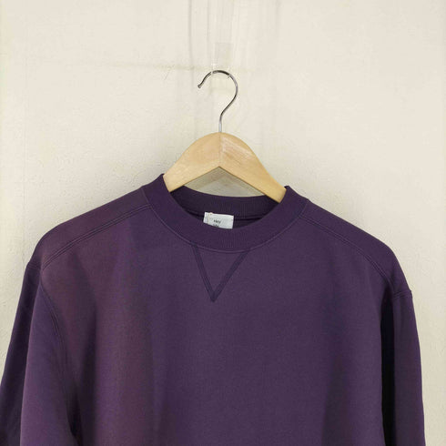 ヘイライフストア Hey life store back print logo sweat レディース JPN:S
