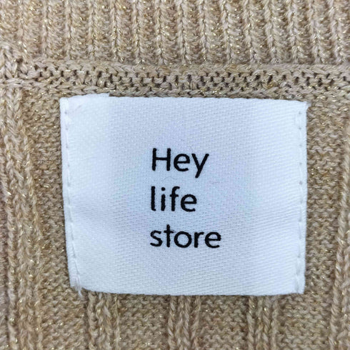 ヘイライフストア Hey life store glitter knit レディース FREE