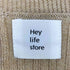 ヘイライフストア Hey life store glitter knit レディース FREE