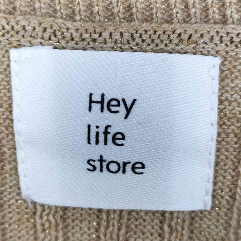ヘイライフストア Hey life store glitter knit レディース FREE