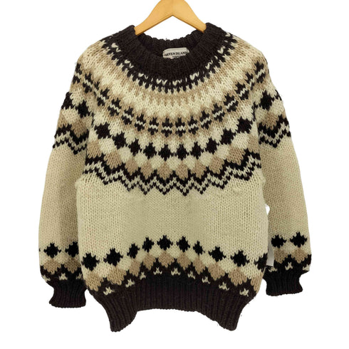 SEVEN ISLANDS ノルディック柄 肉厚 ニットセーター メンズ JPN:M