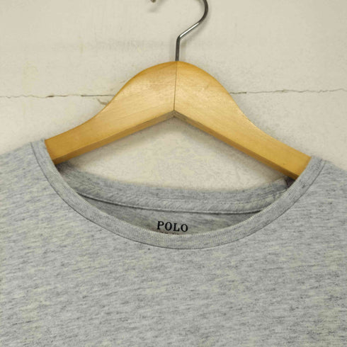 ポロラルフローレン POLO RALPH LAUREN ポニー刺繍 霜降り クルーネック長袖Tシャツ メンズ JPN:M