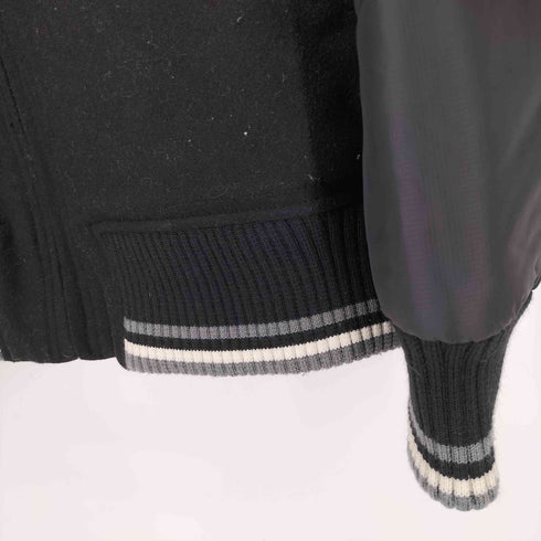 ショット Schott ロゴワッペン 裏地キルティング 袖切替 スタジアム ジャンパー メンズ import:L