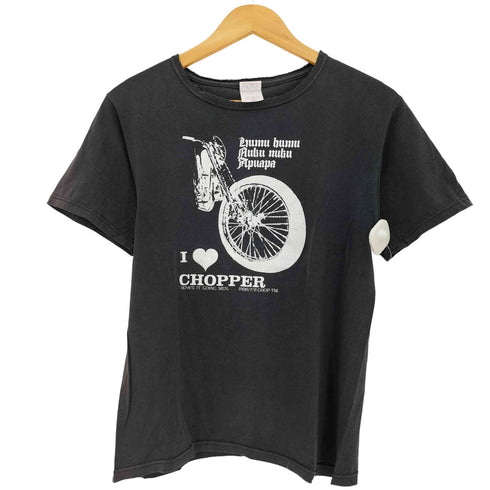 アンビル Anvil Y2K I LOVE CHOPPER ダメージネックTシャツ レディース JPN:S