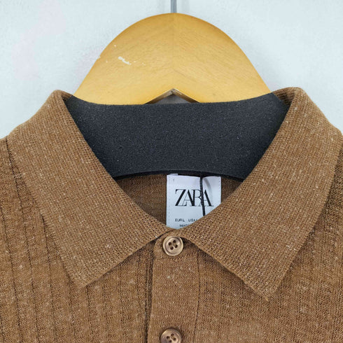 ザラ ZARA ニットポロシャツ レディース L