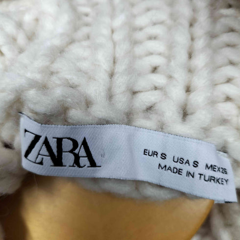 ザラ ZARA オープンニットプルオーバー レディース S