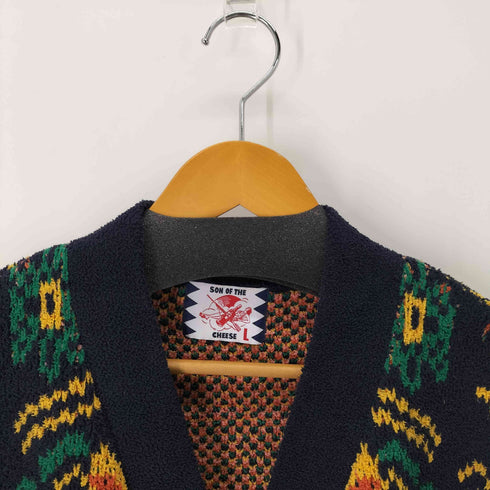 サノバチーズ SON OF THE CHEESE Wallpaper cardigan メンズ import:L