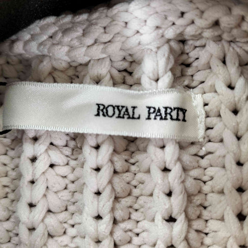 ロイヤルパーティー ROYAL PARTY ガウンニットコート レディース FREE