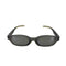 eye c u TXL BK80 シェイプフラットレンズサングラス メンズ 49口22