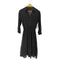 ザラベーシック ZARABASIC BLACK MINI DRESS シースルーワンピース レディース JPN:M