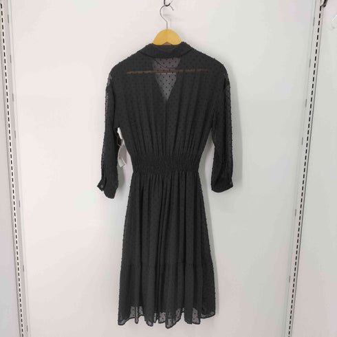ザラベーシック ZARABASIC BLACK MINI DRESS シースルーワンピース レディース JPN:M
