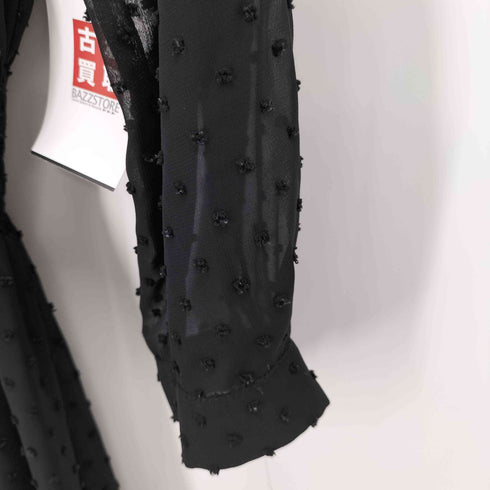 ザラベーシック ZARABASIC BLACK MINI DRESS シースルーワンピース レディース JPN:M
