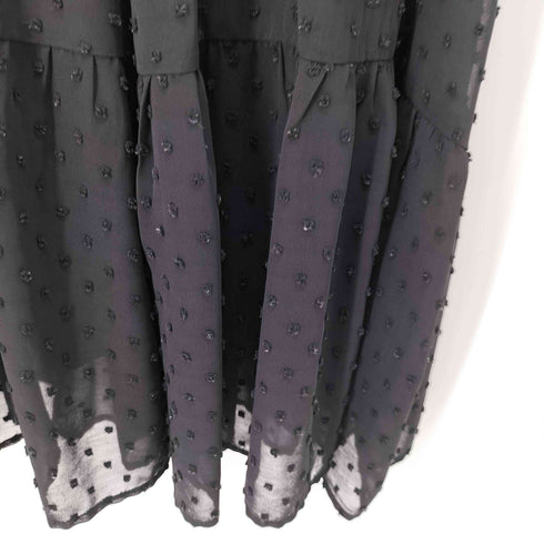 ザラベーシック ZARABASIC BLACK MINI DRESS シースルーワンピース レディース JPN:M