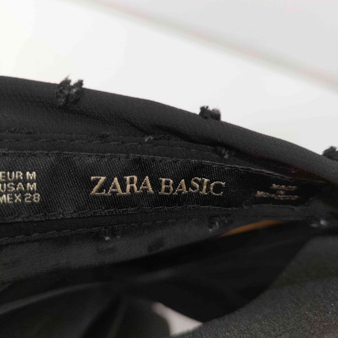 ザラベーシック ZARABASIC BLACK MINI DRESS シースルーワンピース レディース JPN:M