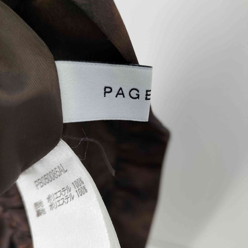 ページボーイ PAGEBOY 総柄マキシスカート レディース FREE