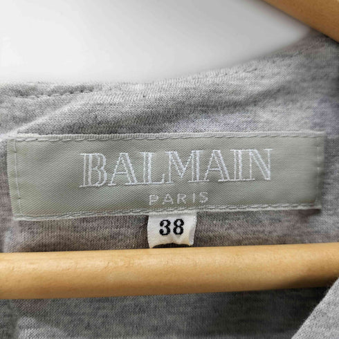 バルマン BALMAIN ノースリーブ リボンワンピース レディース 38