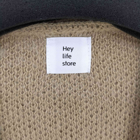 ヘイライフストア Hey life store volume mohair cardigan レディース FREE