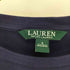 ローレンラルフローレン LAUREN RALPH LAUREN 金 ボタンホール フレアスリーブ クルーネック ブラウス レディース import:S