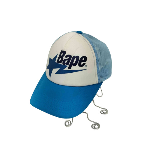 アベイシングエイプ A BATHING APE BAPE STA MESH CAP メンズ FREE