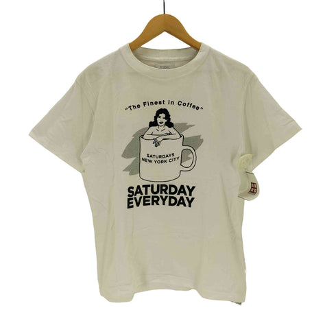 サタデーズニューヨークシティ Saturdays NYC Saturdays NYC Tokyo プリントクルーネックTシャツ メンズ JPN:M