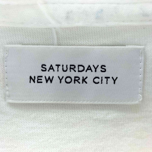 サタデーズニューヨークシティ Saturdays NYC Saturdays NYC Tokyo プリントクルーネックTシャツ メンズ JPN:M