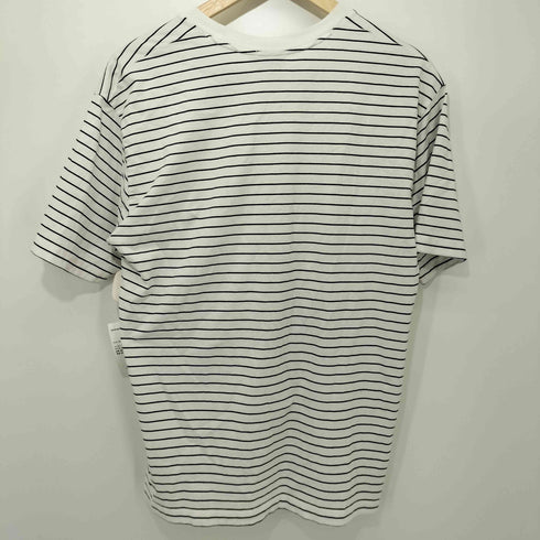 ハンドバーク handvaerk クルーネックボーダー半袖Tシャツ メンズ S