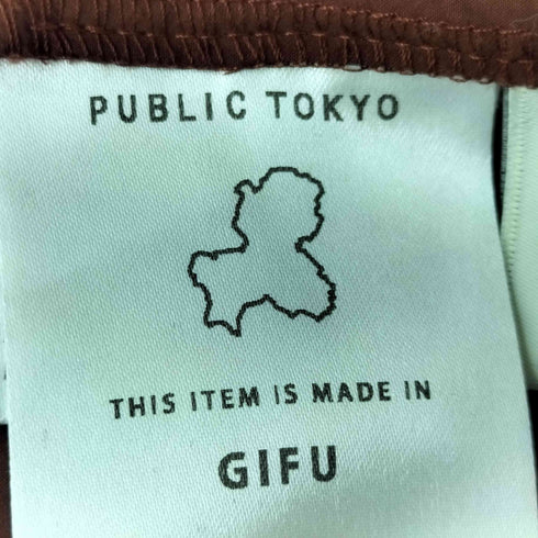 パブリックトウキョウ PUBLIC TOKYO 3wayプリーツレイヤードシャツ ワンピース レディース FREE