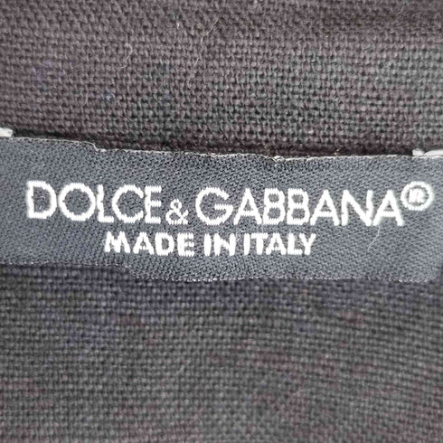 ドルチェアンドガッバーナ DOLCE&GABBANA リネンコットン サッカー地 ノッチドラペル2Bテーラードジャケット メンズ 46