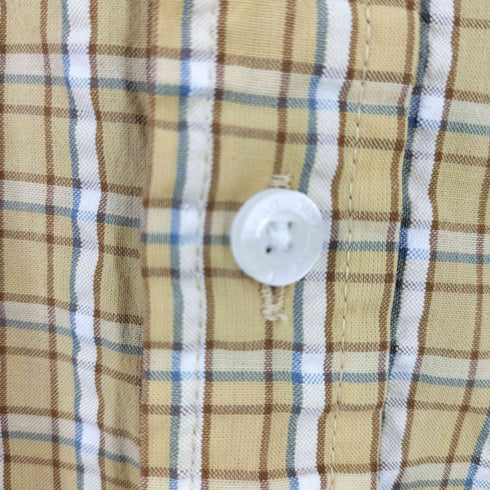 エルエルビーン L.L.Bean Organic Seersucker Shirt Long Sleeve Traditional Fit メンズ import:M