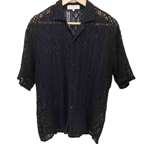 ビーミングバイビームス B:MING by BEAMS 24SS レース オープンカラー シャツ メンズ S