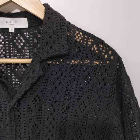 ビーミングバイビームス B:MING by BEAMS 24SS レース オープンカラー シャツ メンズ S