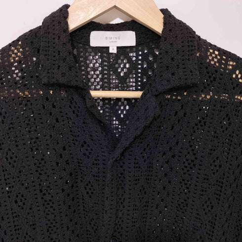 ビーミングバイビームス B:MING by BEAMS 24SS レース オープンカラー シャツ メンズ S