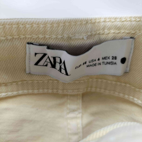 ザラ ZARA フレアデニムパンツ カットオフ レディース EUR:36