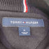 トミーヒルフィガー TOMMY HILFIGER ロゴ 刺繍 ハーフジップ ニット レディース import:M
