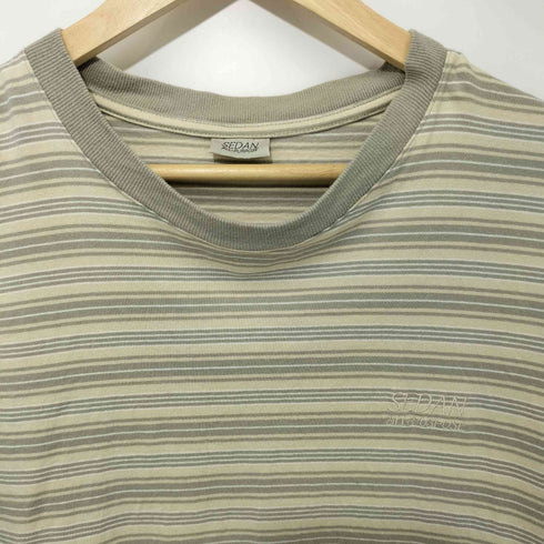 セダンオールパーパス SEDAN ALL-PURPOSE 23SS STRIPED S/S TEE メンズ