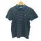カーハートワークインプログレス Carhartt WIP AKRON POLO ロゴ 刺繍 鹿の子 ボーダー ポロ シャツ メンズ S