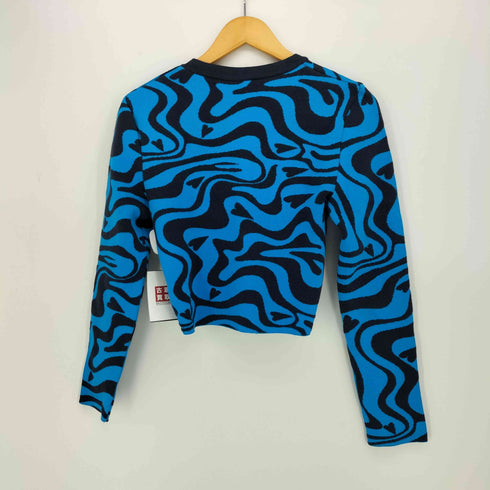 ザラ ZARA MARBLE JACQUARD KNIT レディース