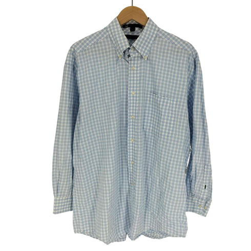 トミーヒルフィガー TOMMY HILFIGER TLC THE LIFETIME COLLAR チェック ボタンダウン L/S シャツ メンズ import:L
