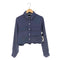 ザラ ZARA CROPPED SATIN SHIRT クロップドサテンシャツ レディース import:S
