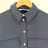 ザラ ZARA CROPPED SATIN SHIRT クロップドサテンシャツ レディース import:S