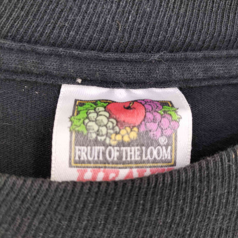 フルーツオブザルーム FRUIT OF THE LOOM 両面プリント クルーネックTシャツ メンズ import:L