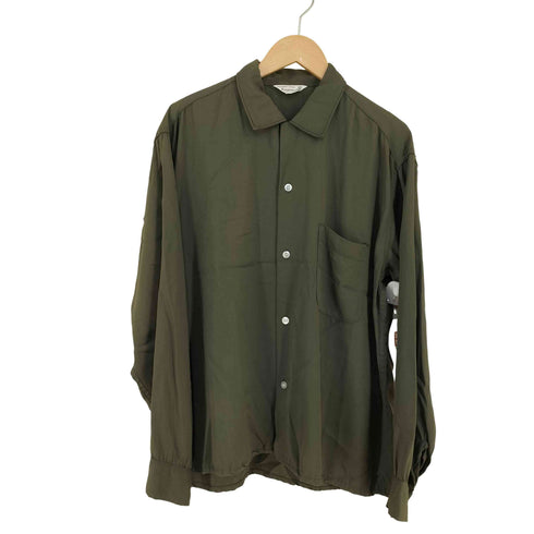 SOMESET オープンカラー ボックス レーヨンシャツ メンズ import:L