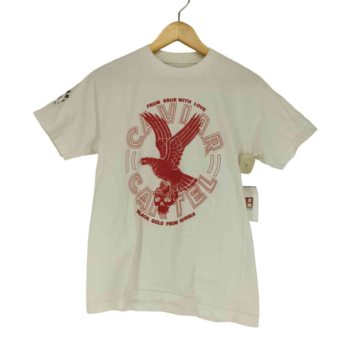 CAVIAR CARTEL フロントプリントクルーネックTシャツ メンズ JPN:S