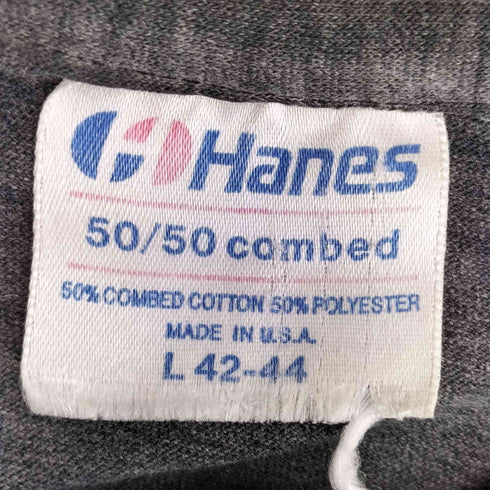 ヘインズ Hanes USA製 US SFテレビドラマ クルーネックTシャツ メンズ import:L